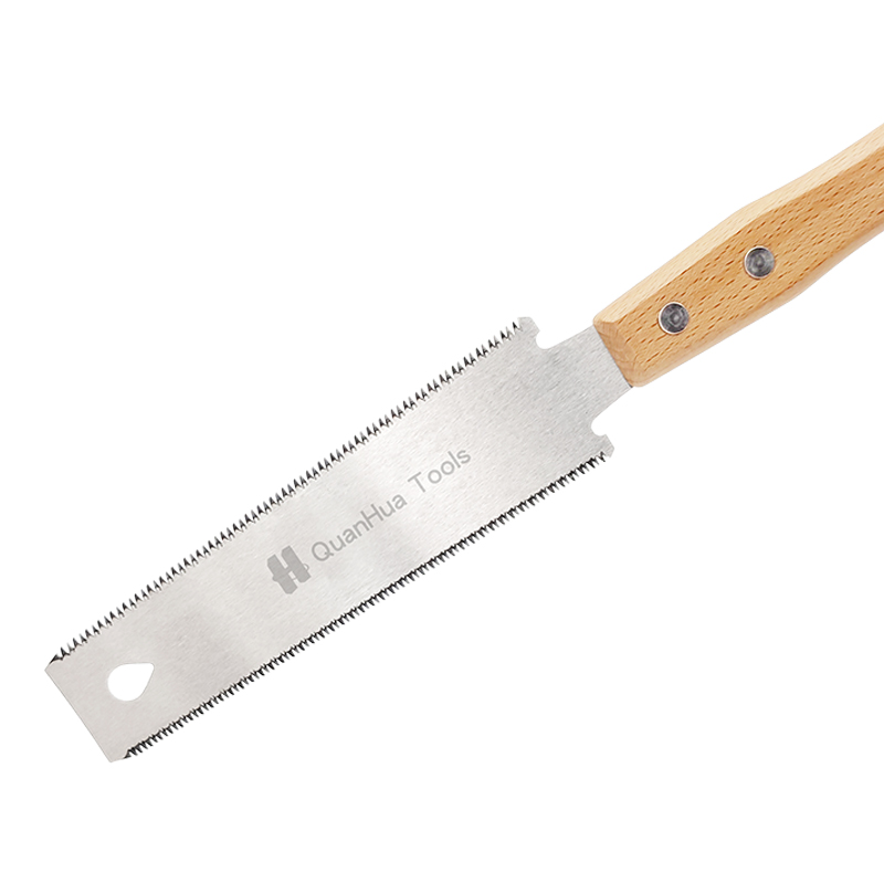 Sega bilaterale con manico in legno per taglio del legno QH-250D