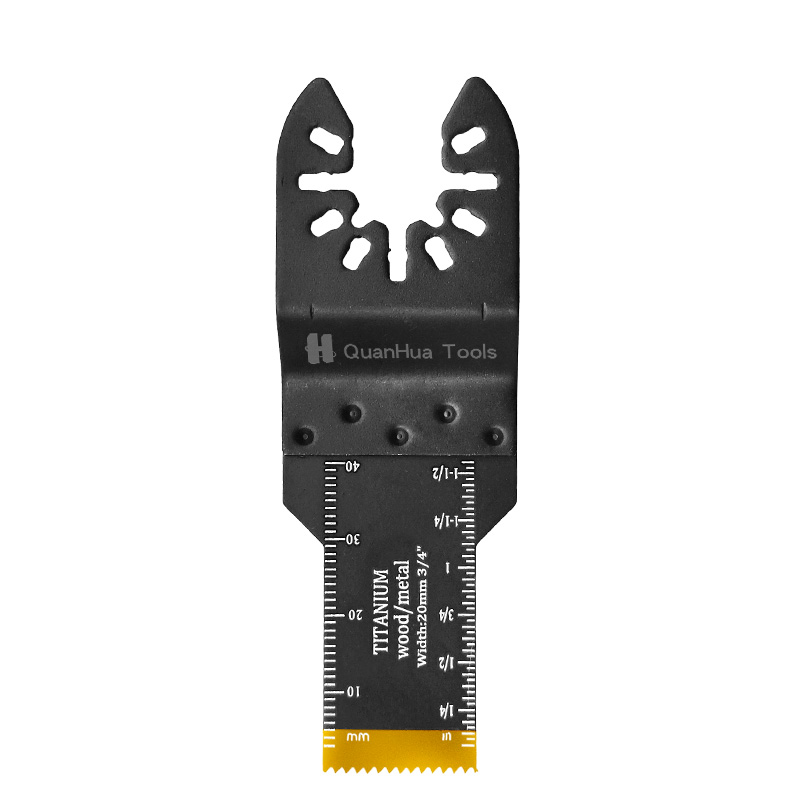 Lama per sega bimetallica placcata in titanio per taglio del legno QH-1002HK-DT