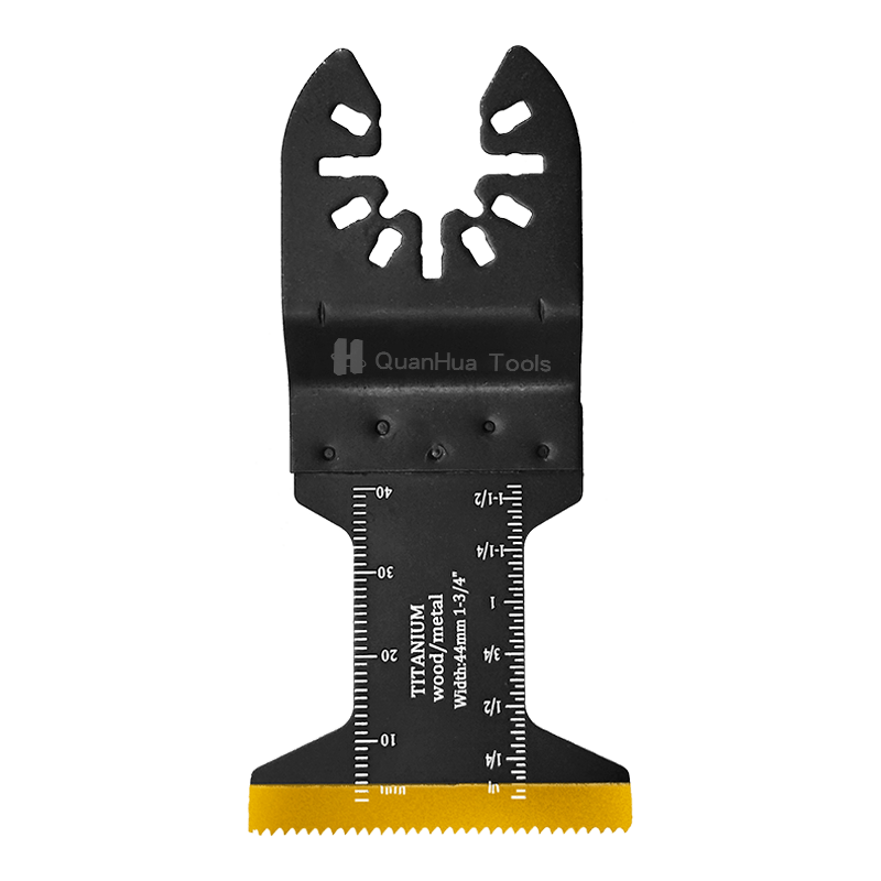 Lama per sega multifunzionale bimetallica placcata in titanio fisico da 100 * 44 mm QH-1005HK-L-DT