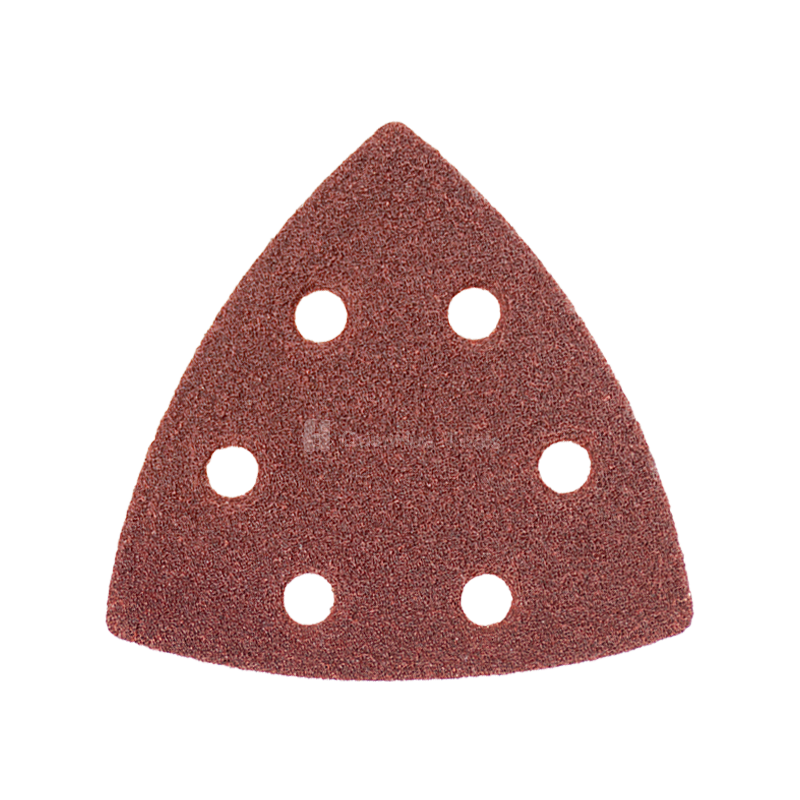 Carta vetrata triangolare per lucidatura di metalli impermeabile 95 * 95 mm