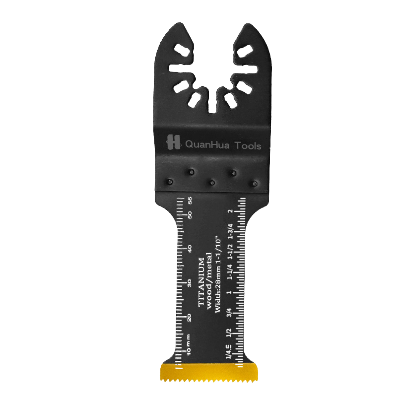 Lama per sega bimetallica placcata in titanio per taglio plastica QH-1028HK-2L-DT