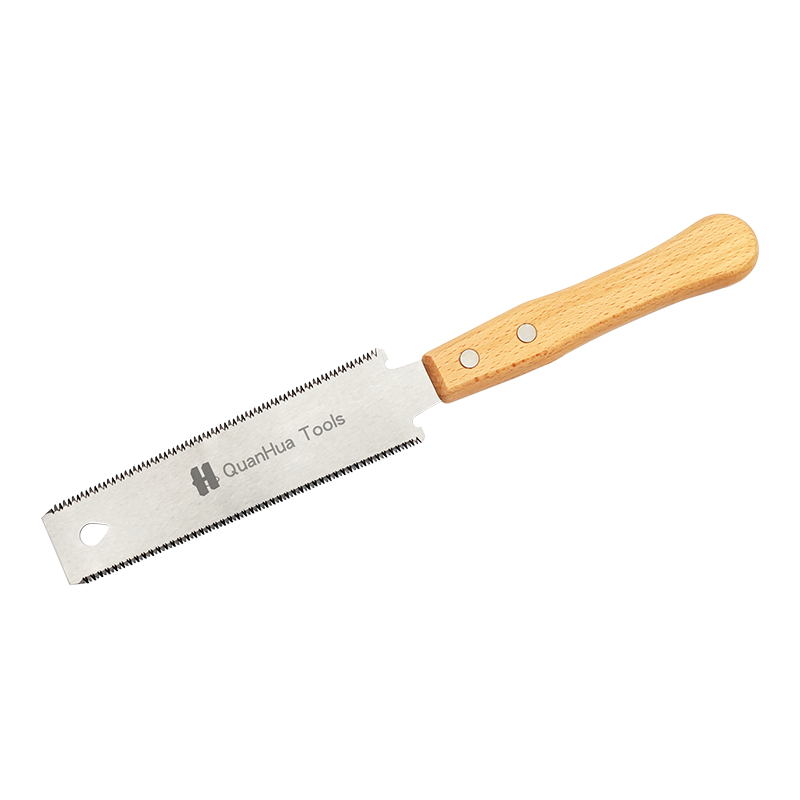 Sega bilaterale con manico in legno per taglio del legno QH-250D